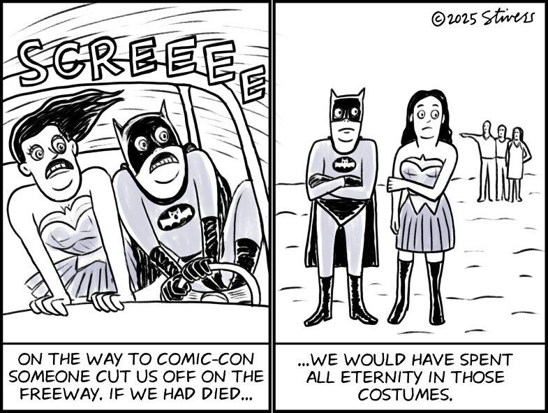 On the way to Comic-Con